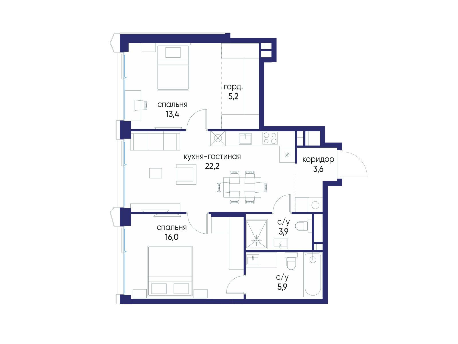 Объект по адресу Москва, ул. Нижние Мнёвники, земельный участок 62В, корпус 6 