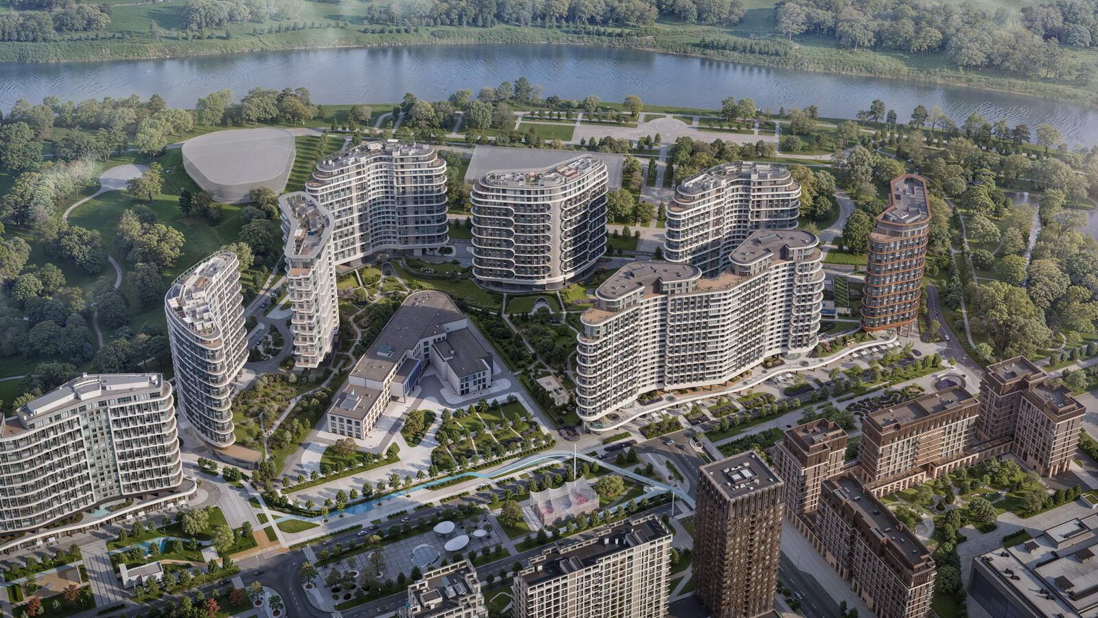 Объект по адресу Москва, улица Нижние Мнёвники, ЖК «Остров», 7-й квартал, к2 