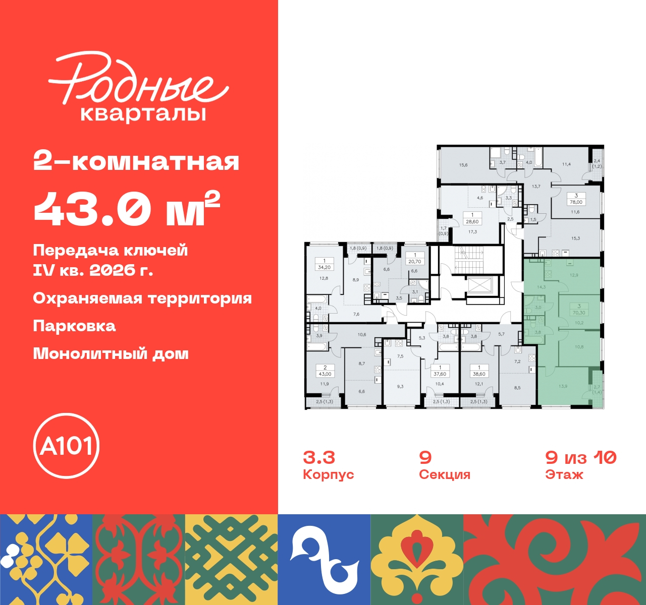 Объект по адресу Москва, квартал 32, 14 