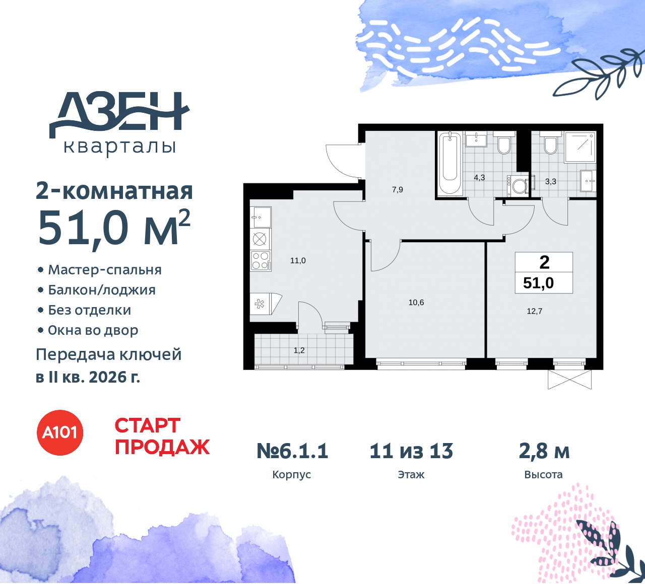 Объект по адресу Москва, Дзен-кварталы, 2.1 