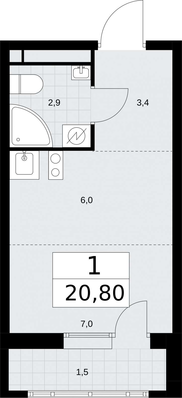 Объект по адресу Москва, квартал 32, 14 