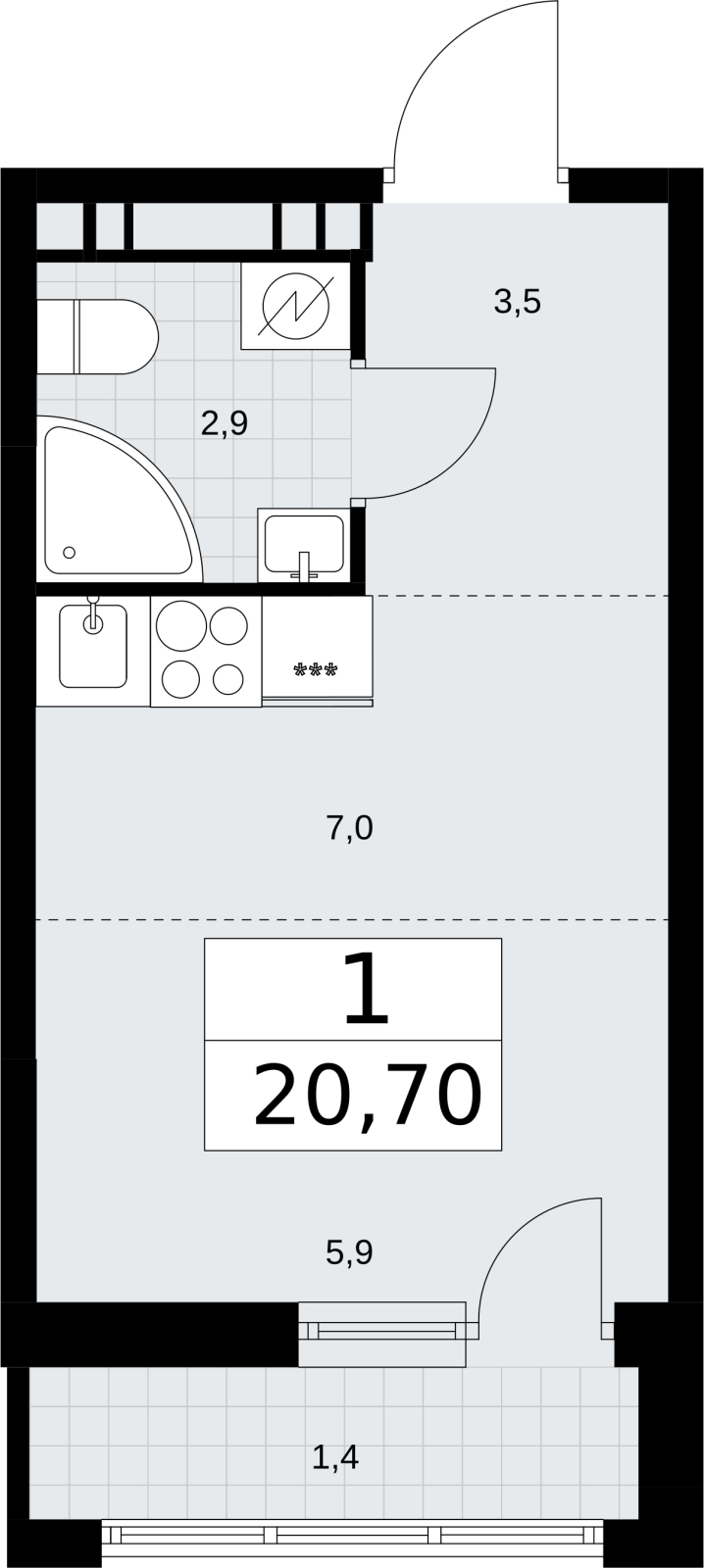 Объект по адресу Москва, квартал 32, 14 