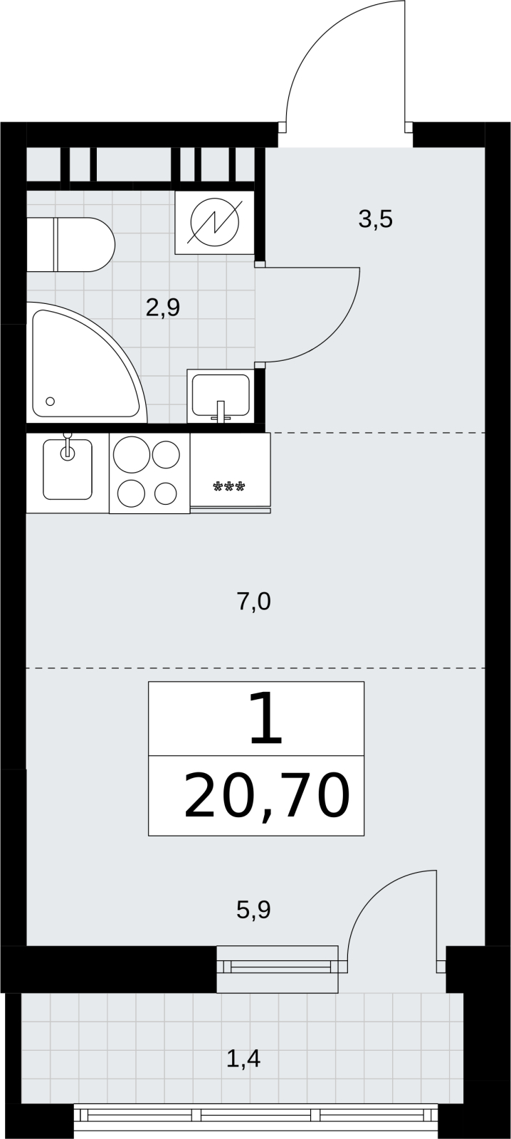 Объект по адресу Москва, квартал 32, 14 
