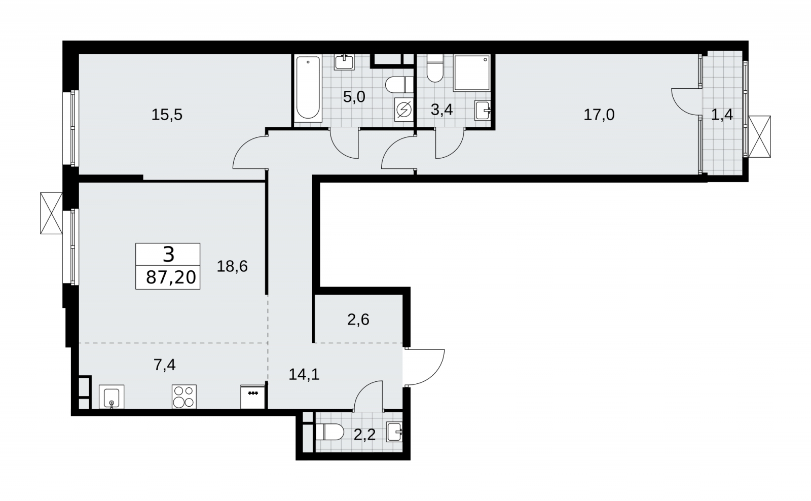 Объект по адресу Москва г, Зорге ул, д. 25