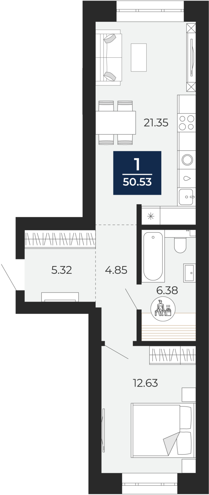 Объект по адресу Москва, микрорайон Славянский, 6/2 