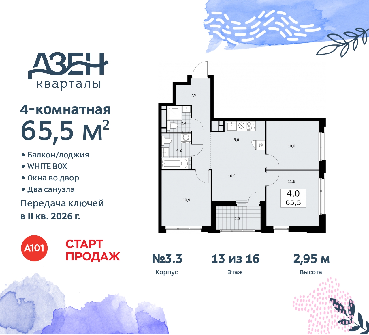 Объект по адресу Москва, Дзен-кварталы, 2.1 