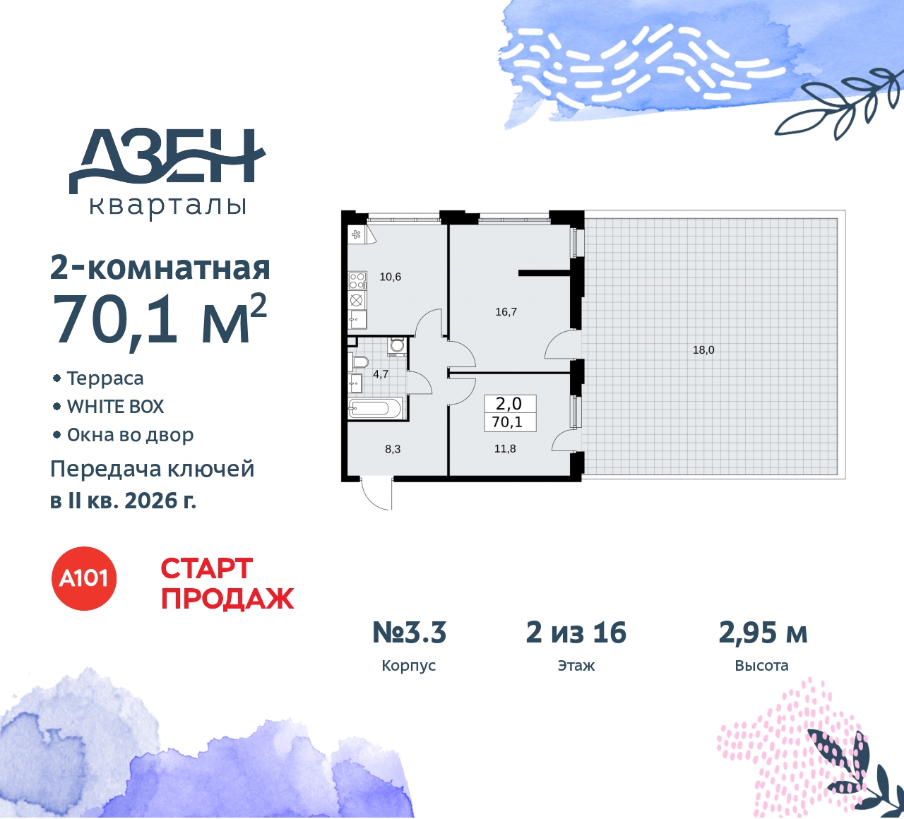 Объект по адресу Москва, Дзен-кварталы, 2.1 