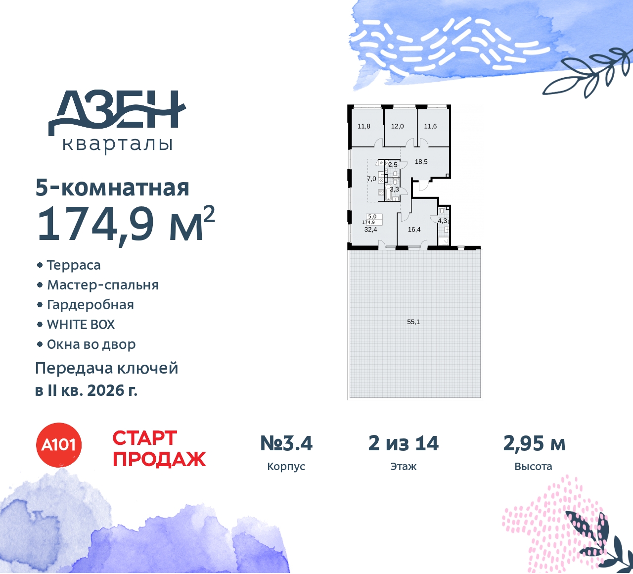 Объект по адресу Москва, Дзен-кварталы, 2.1 