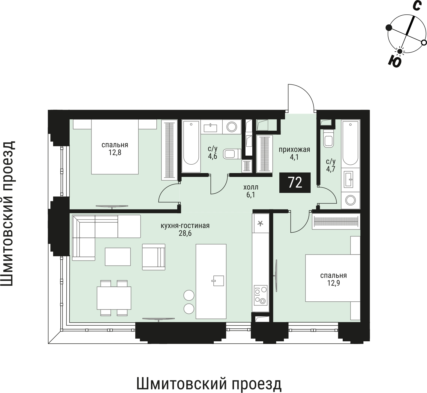 Объект по адресу Москва г, Шмитовский проезд, влд. 40