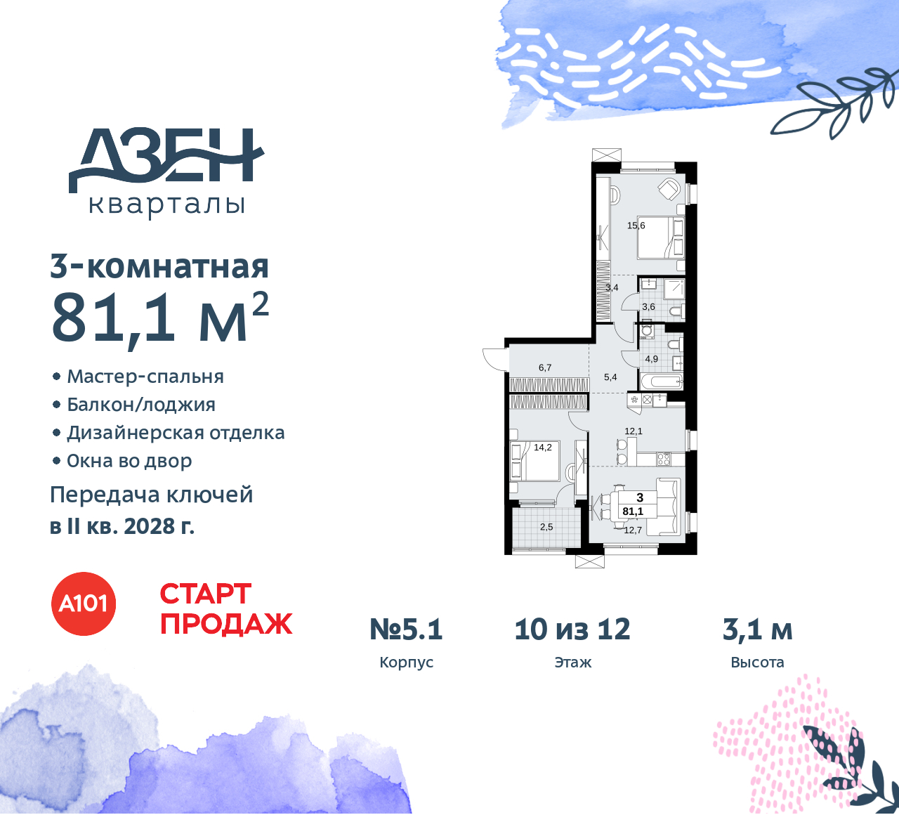 Объект по адресу Москва, Дзен-кварталы, 2.1 