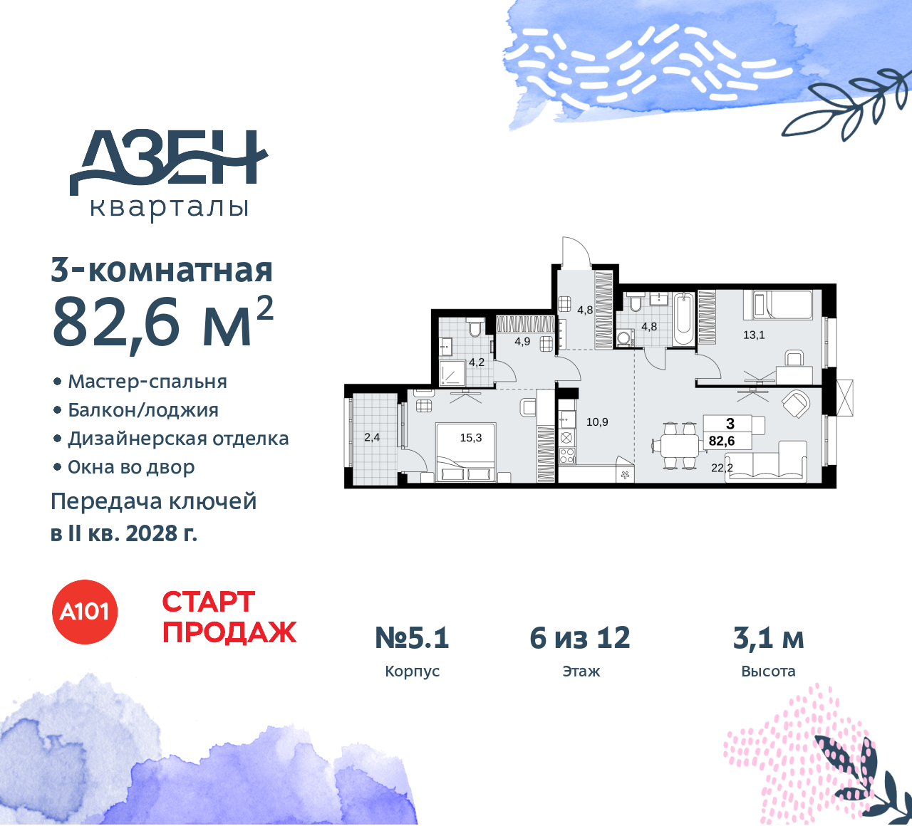Объект по адресу Москва, Дзен-кварталы, 2.1 