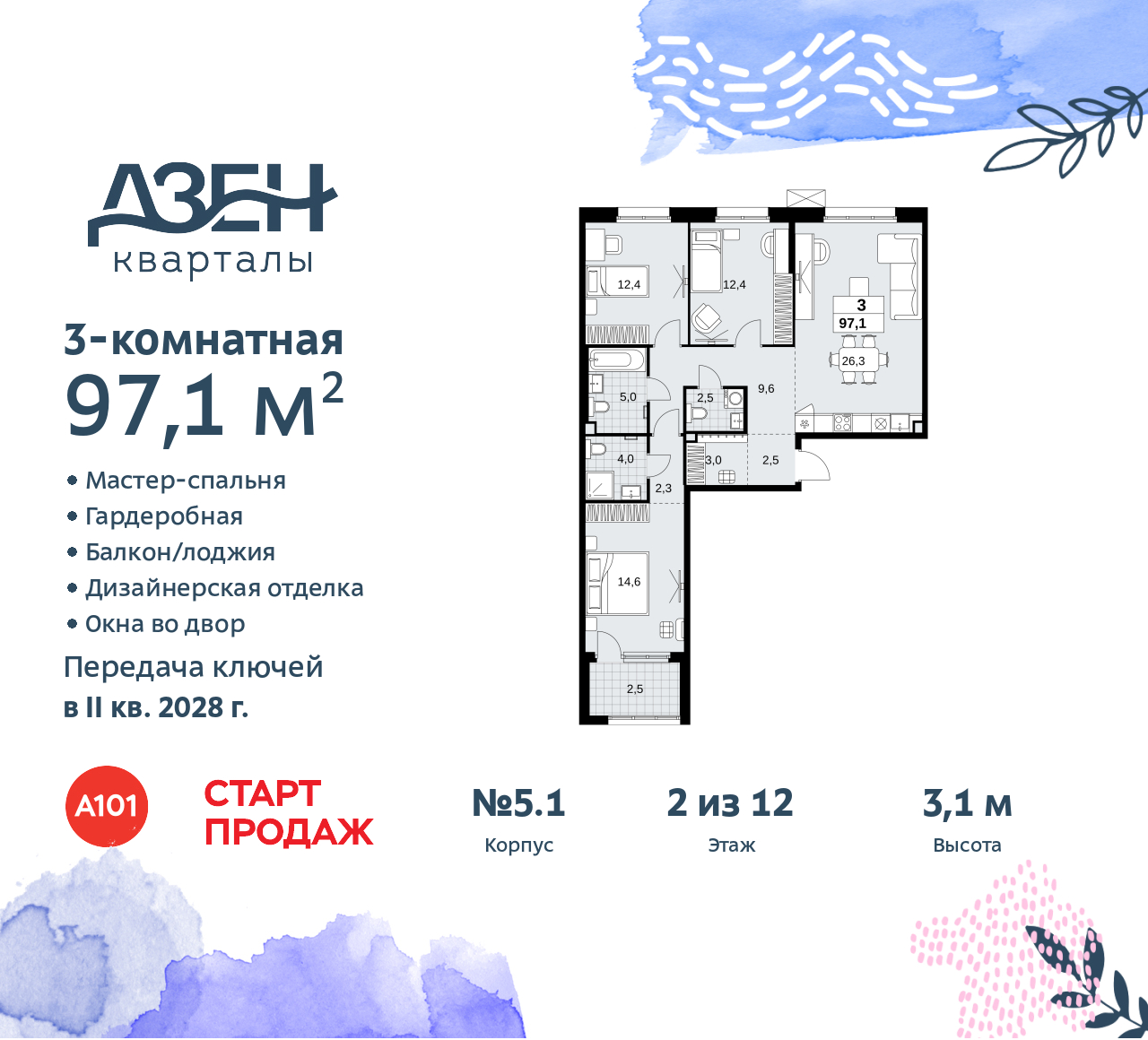 Объект по адресу Москва, Дзен-кварталы, 2.1 