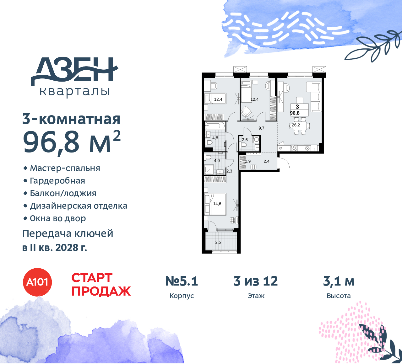 Объект по адресу Москва, Дзен-кварталы, 2.1 