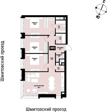 Объект по адресу Москва г, Шмитовский проезд, влд. 40