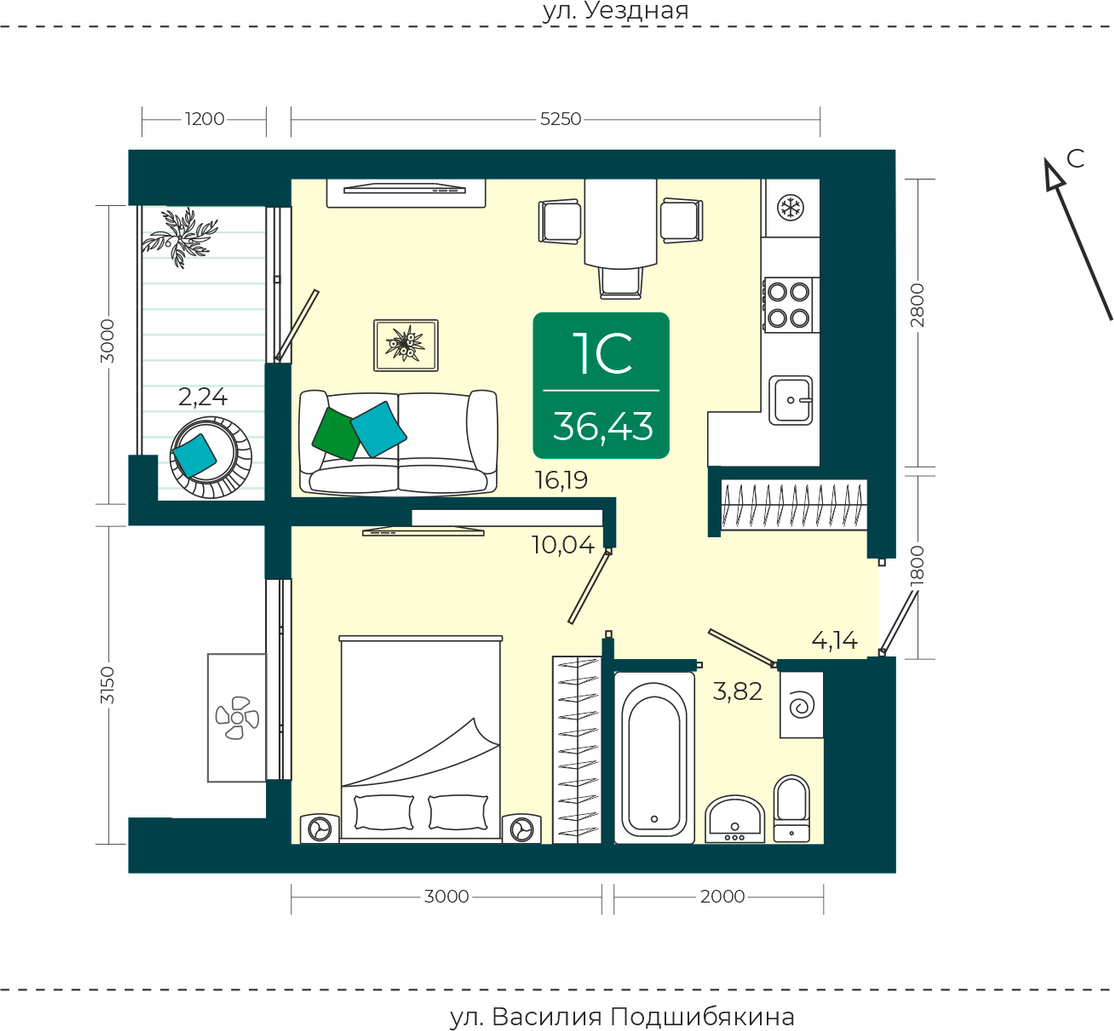 Объект по адресу Москва, Василия Подшибякина, 9/3 