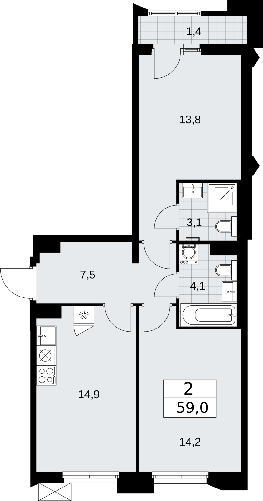 Объект по адресу Москва г, Десеновское п, Мостовая ул, д. 5