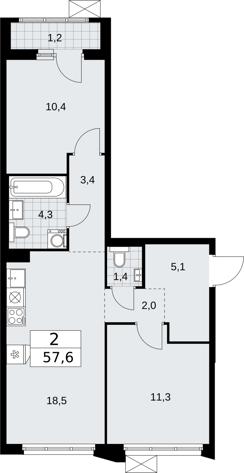 Объект по адресу Москва г, Десеновское п, Мостовая ул, д. 5