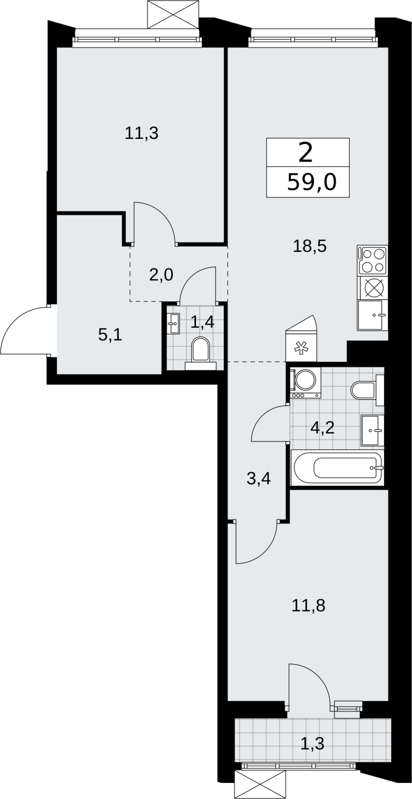 Объект по адресу Москва г, Десеновское п, Мостовая ул, д. 5