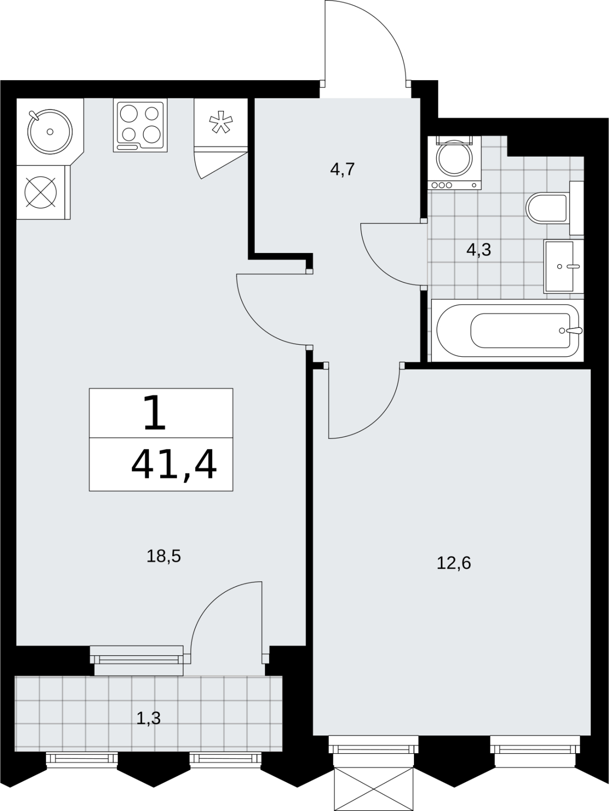 Объект по адресу Москва г, Десеновское п, Мостовая ул, д. 5
