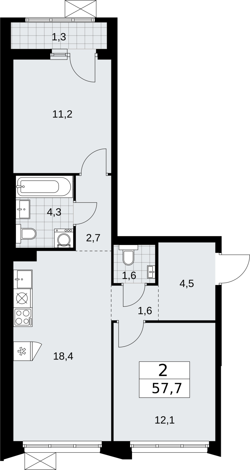 Объект по адресу Москва г, Десеновское п, Мостовая ул, д. 5
