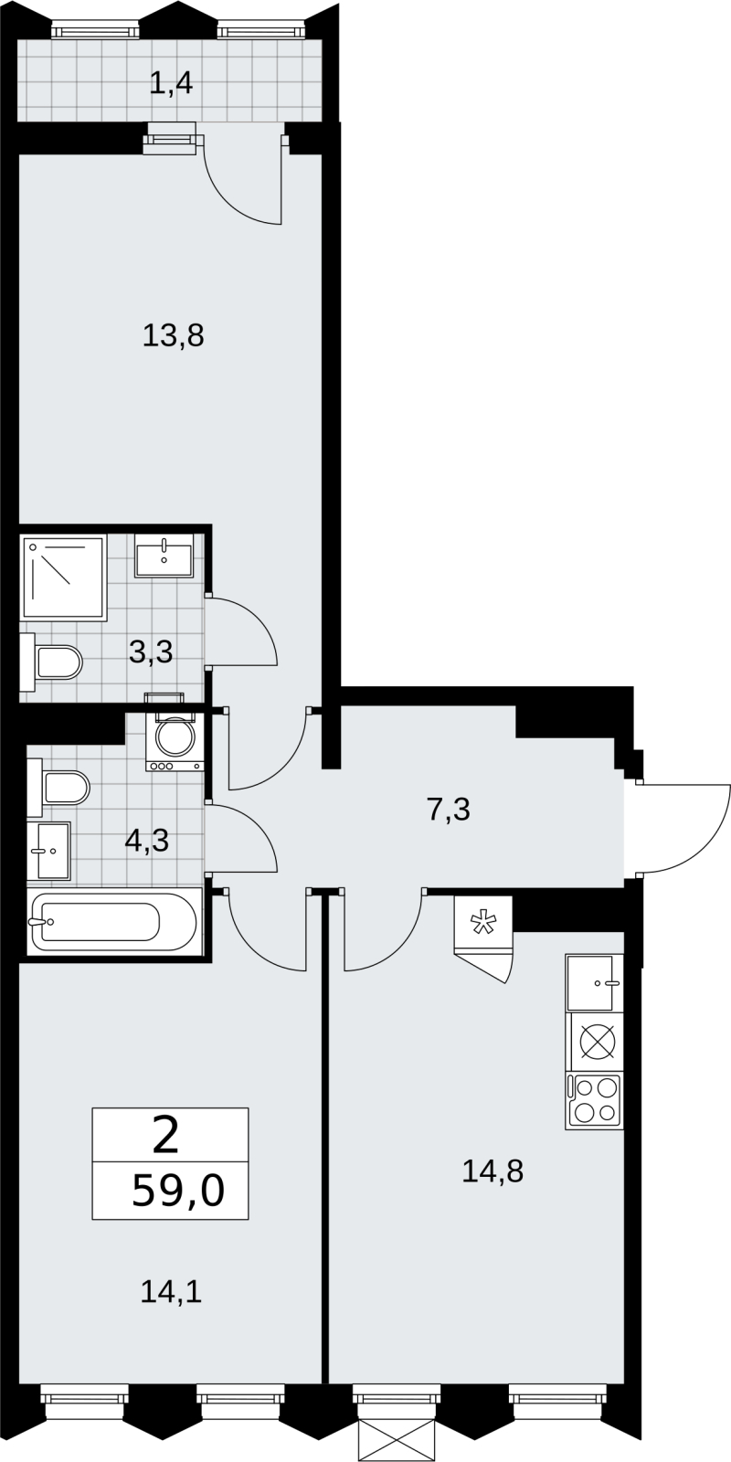 Объект по адресу Москва г, Десеновское п, Мостовая ул, д. 5