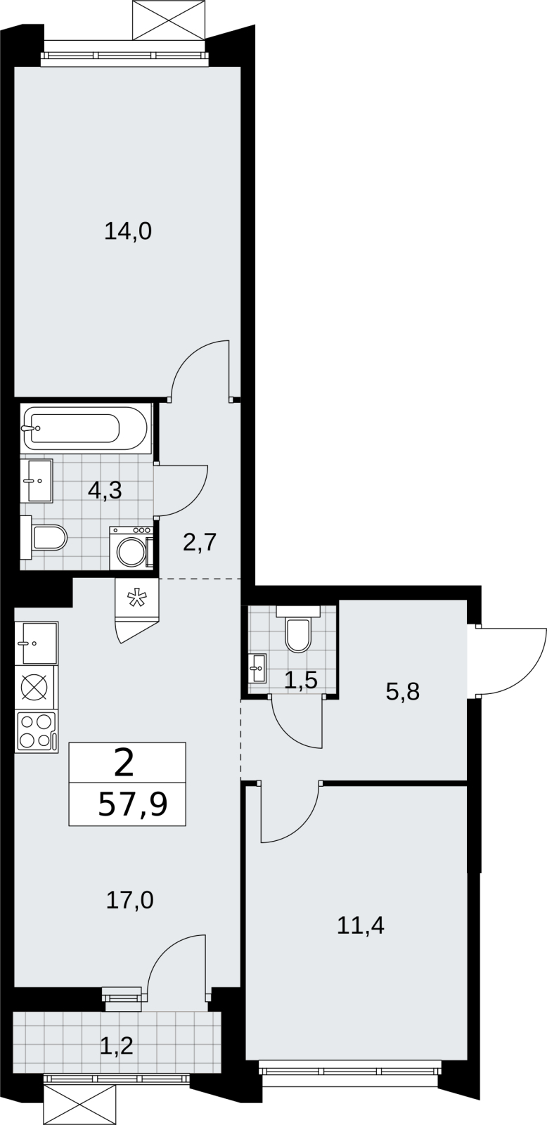 Объект по адресу Москва г, Десеновское п, Мостовая ул, д. 5