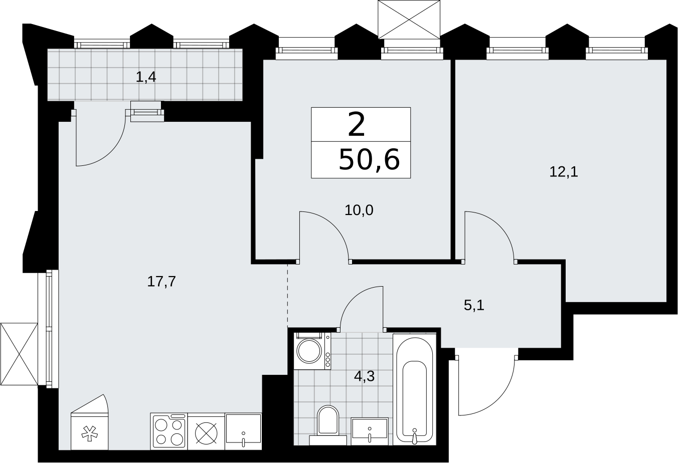 Объект по адресу Москва г, Десеновское п, Мостовая ул, д. 5