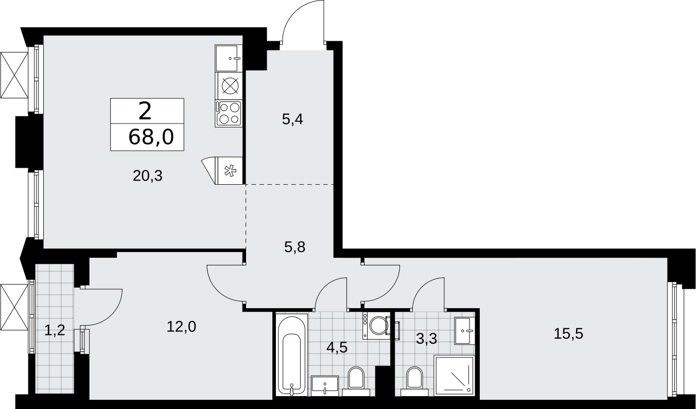 Объект по адресу Москва г, Десеновское п, Мостовая ул, д. 5