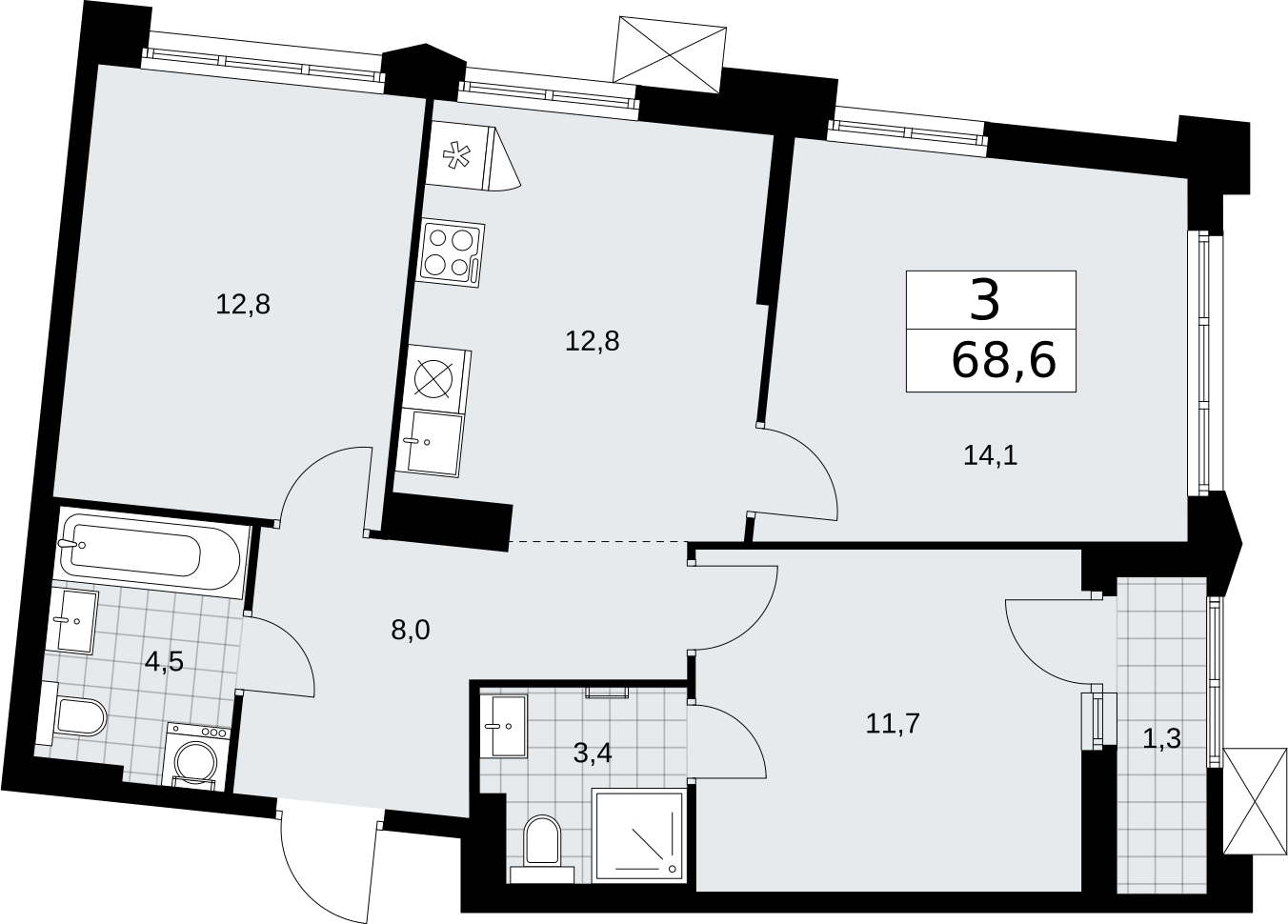 Объект по адресу Москва г, Десеновское п, Мостовая ул, д. 5