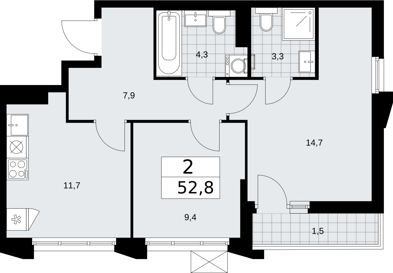 Объект по адресу Москва г, Десеновское п, Мостовая ул, д. 5