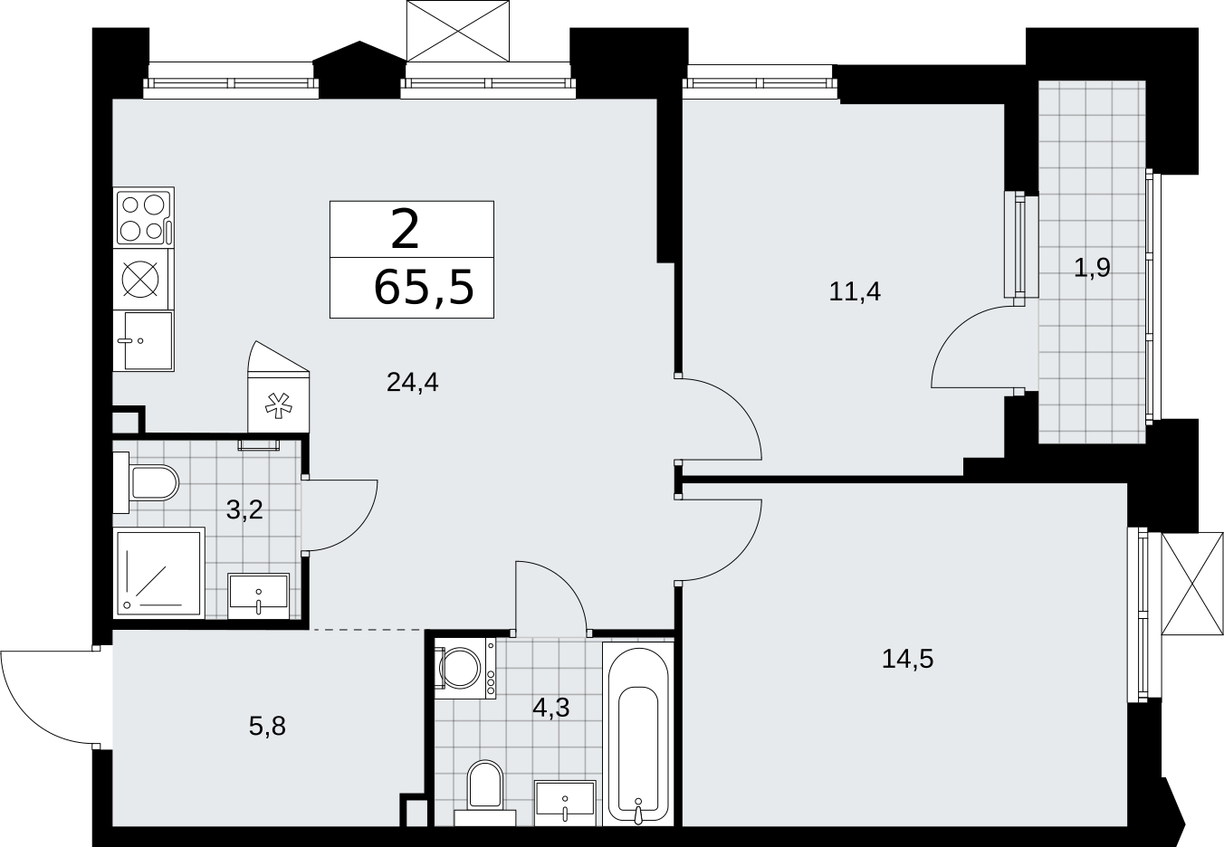 Объект по адресу Москва г, Десеновское п, Мостовая ул, д. 5