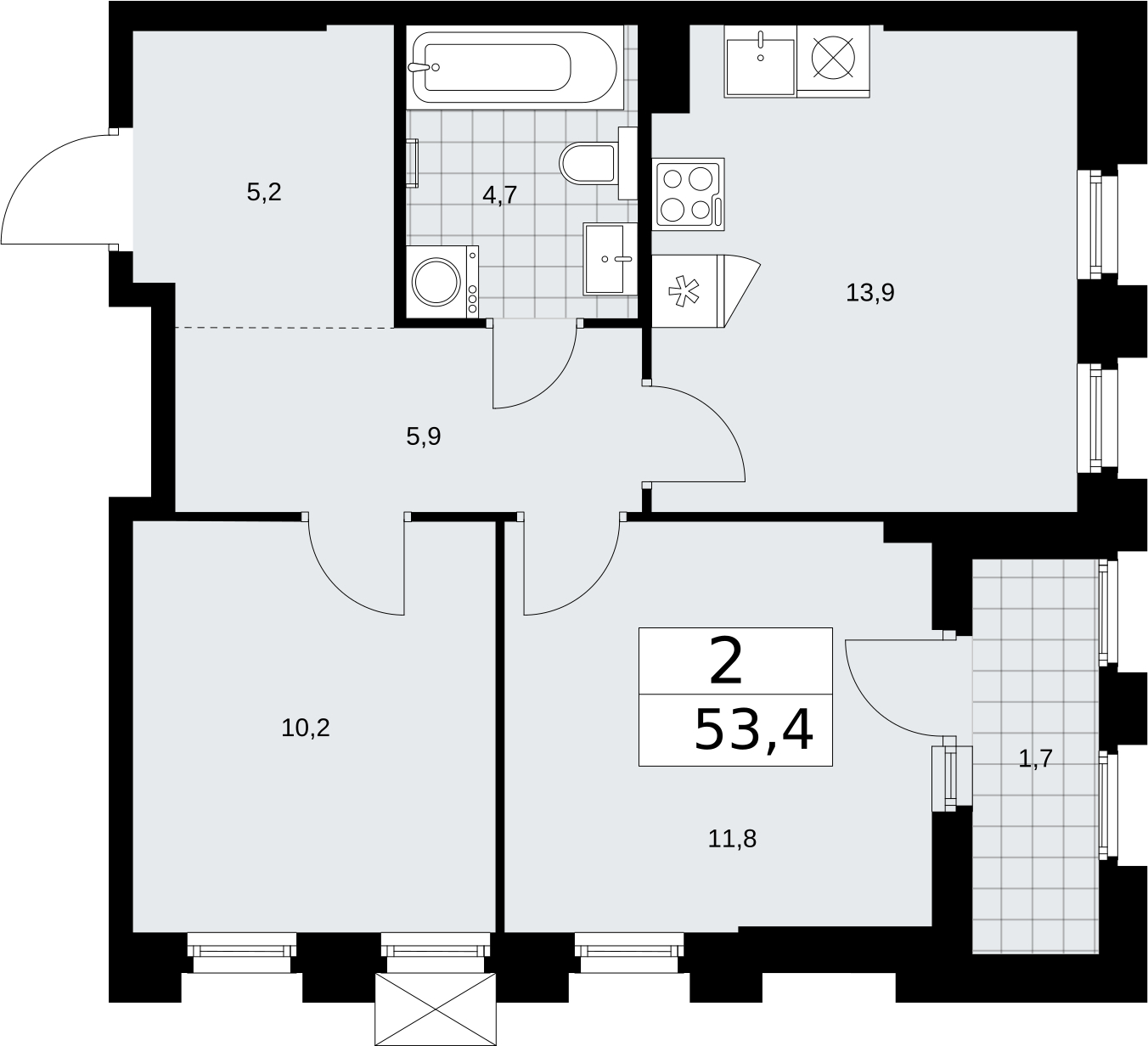 Объект по адресу Москва г, Десеновское п, Мостовая ул, д. 5