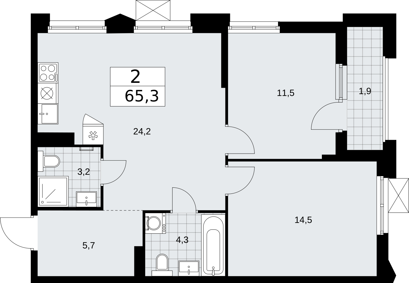 Объект по адресу Москва г, Десеновское п, Мостовая ул, д. 5