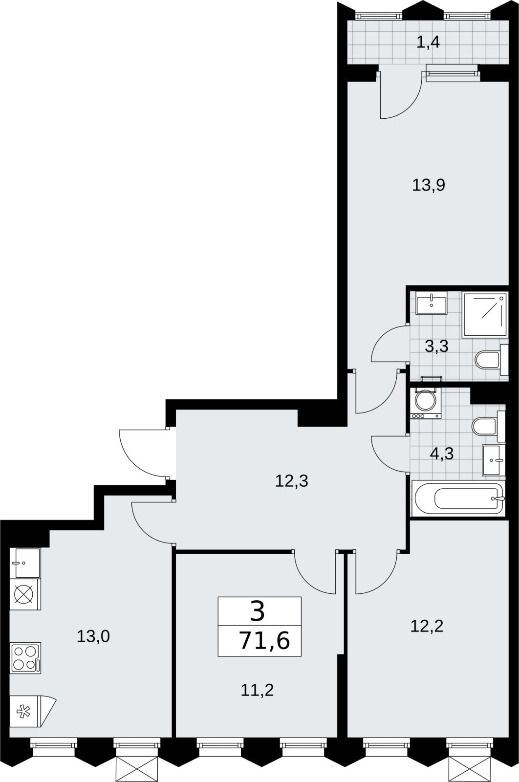 Объект по адресу Москва г, Десеновское п, Мостовая ул, д. 5