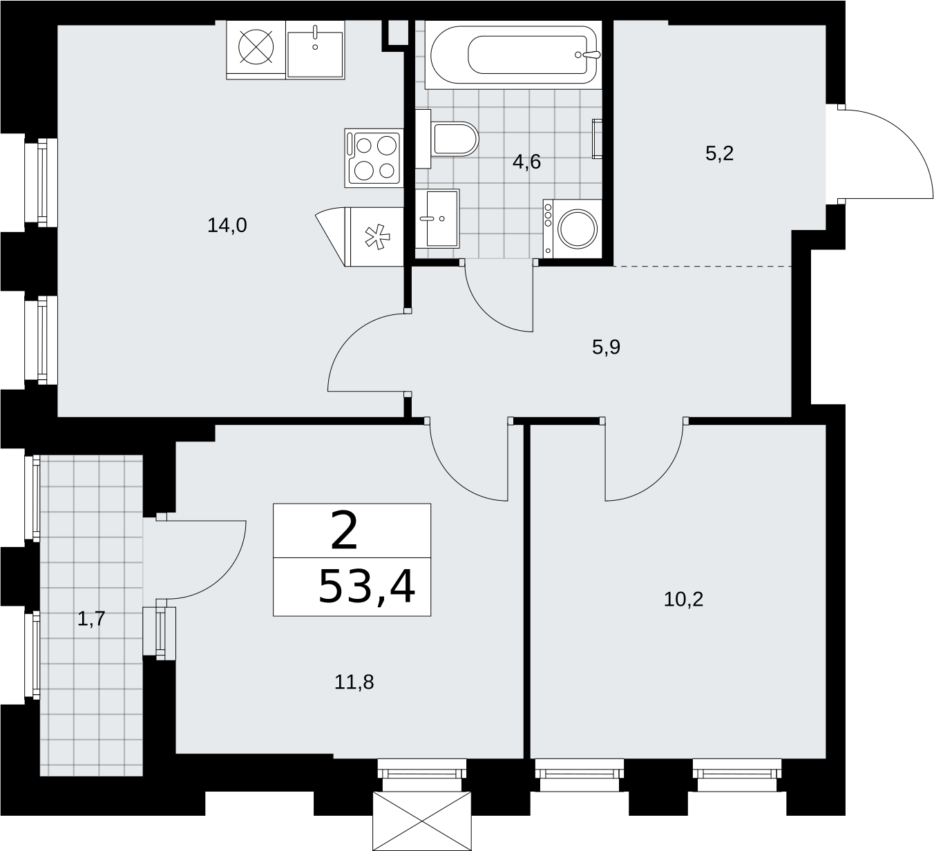 Объект по адресу Москва г, Десеновское п, Мостовая ул, д. 5