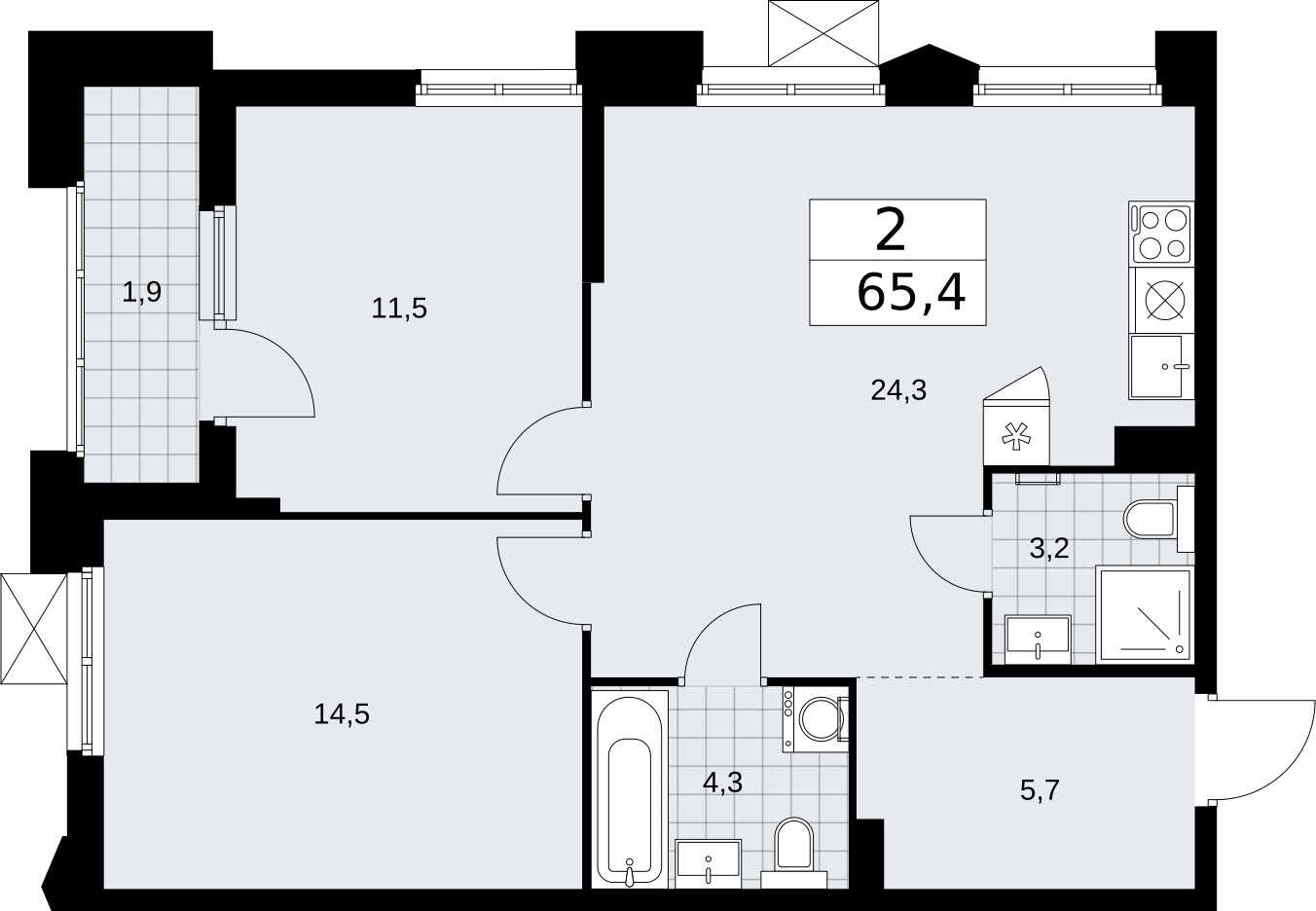 Объект по адресу Москва г, Десеновское п, Мостовая ул, д. 5