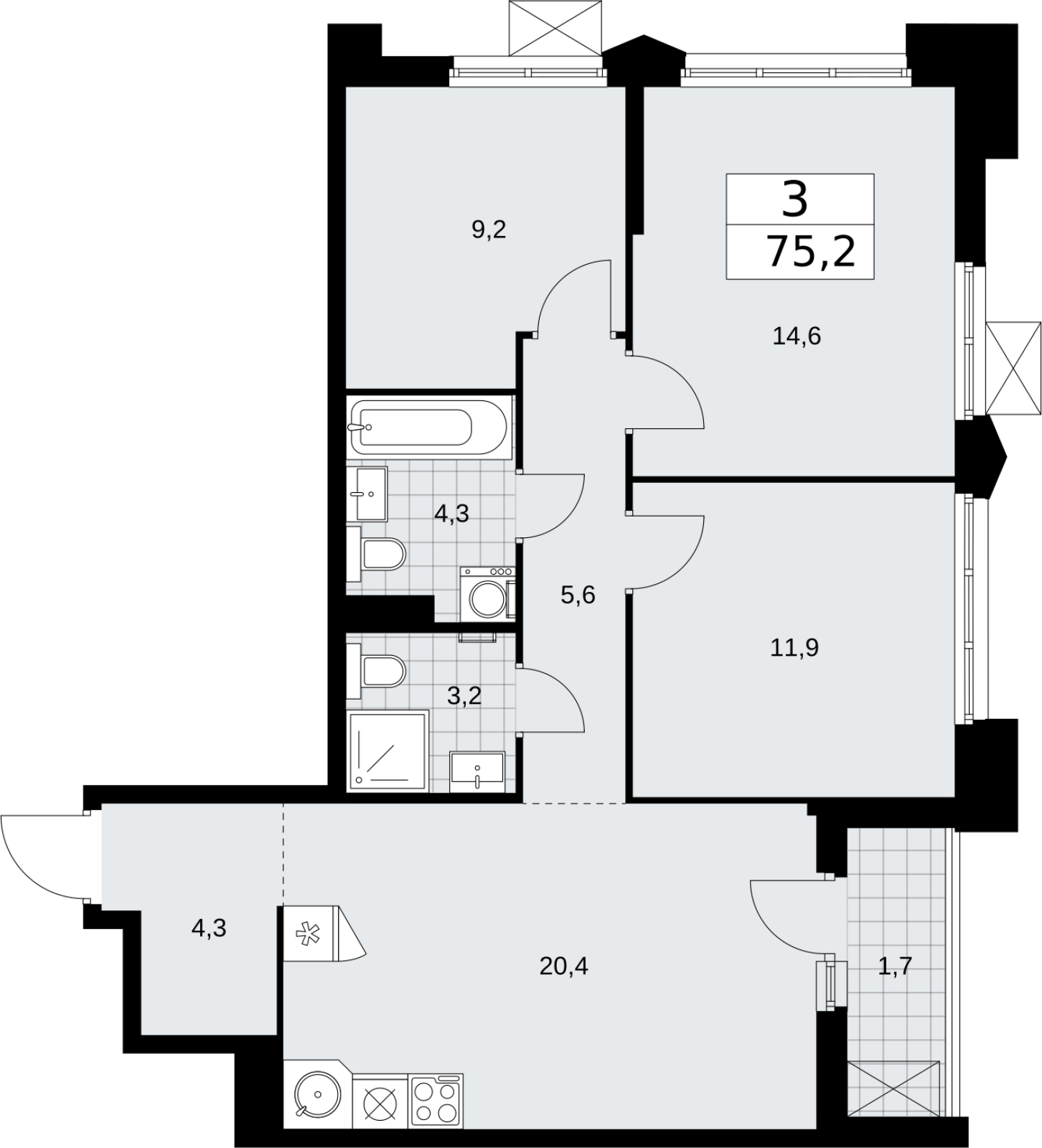 Объект по адресу Москва г, Десеновское п, Мостовая ул, д. 5