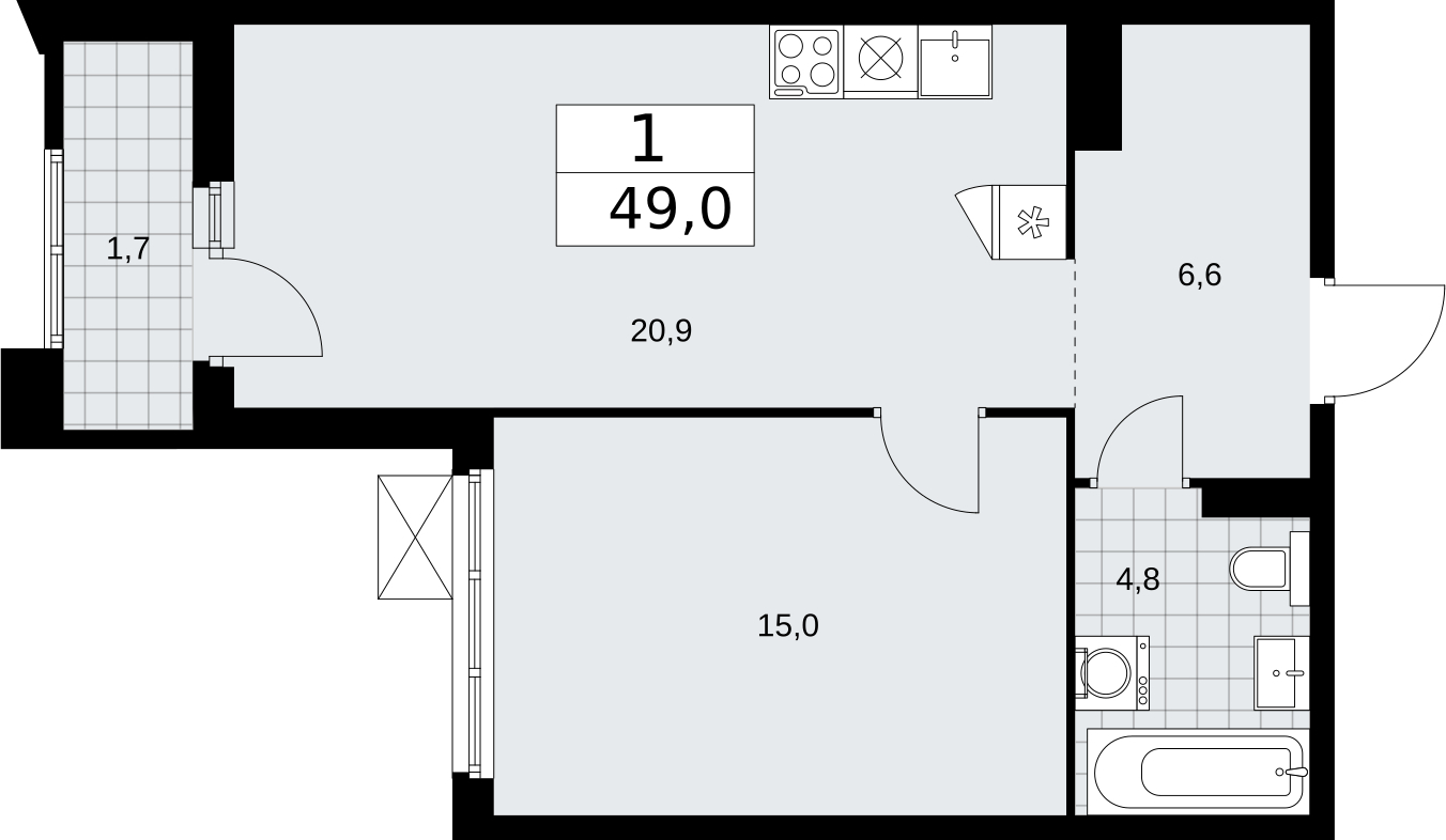 Объект по адресу Москва г, Десеновское п, Мостовая ул, д. 5