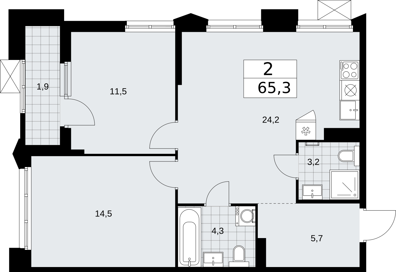 Объект по адресу Москва г, Десеновское п, Мостовая ул, д. 5
