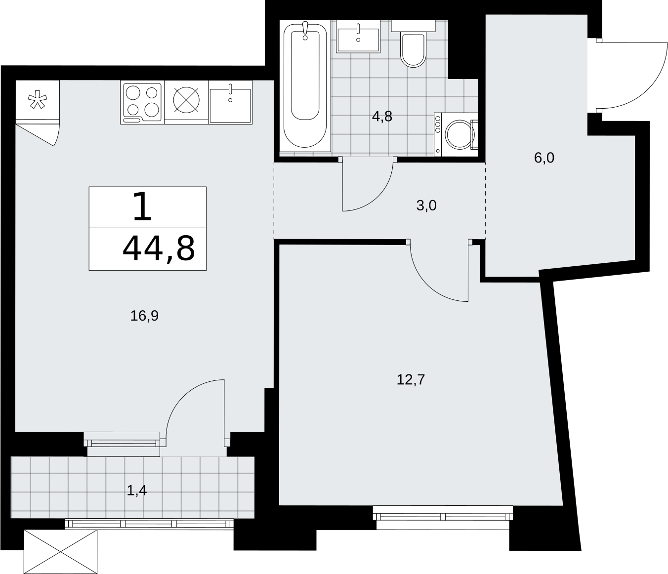 Объект по адресу Москва г, Десеновское п, Мостовая ул, д. 5