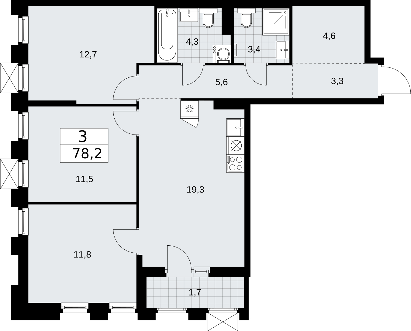 Объект по адресу Москва г, Десеновское п, Мостовая ул, д. 5