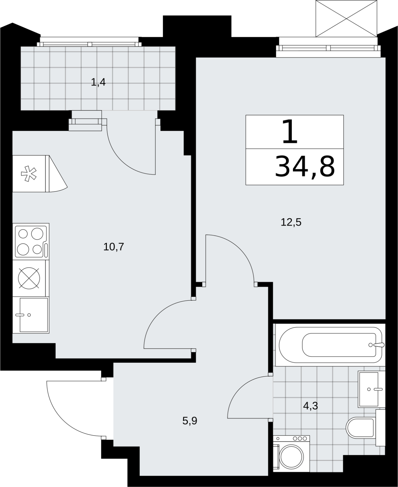 Объект по адресу Москва г, Десеновское п, Мостовая ул, д. 5
