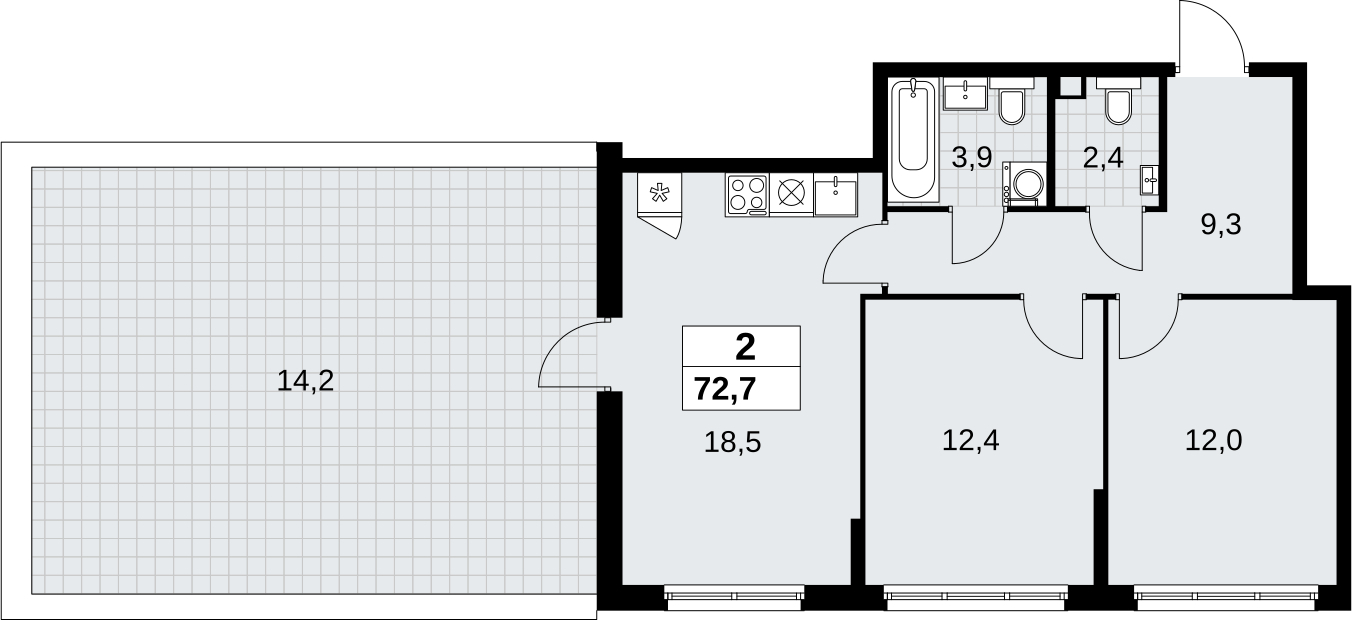 Объект по адресу Москва, квартал 32, 14 