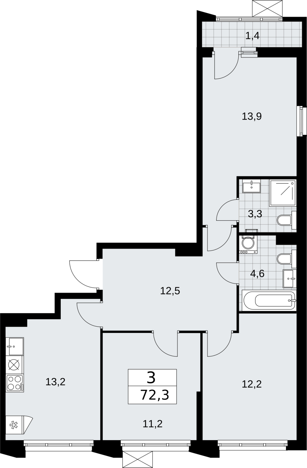 Объект по адресу Москва г, Десеновское п, Мостовая ул, д. 5