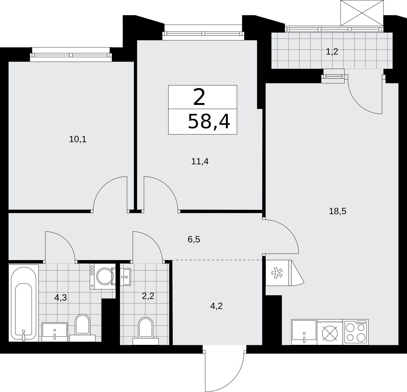 Объект по адресу Москва г, Десеновское п, Мостовая ул, д. 5