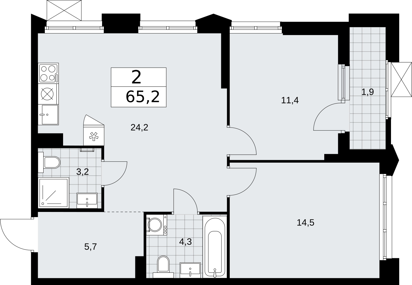 Объект по адресу Москва г, Десеновское п, Мостовая ул, д. 5