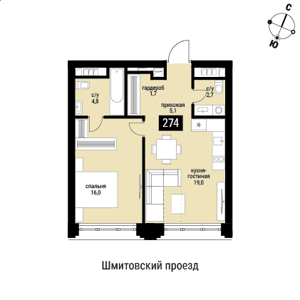 Объект по адресу Москва г, Шмитовский проезд, влд. 40