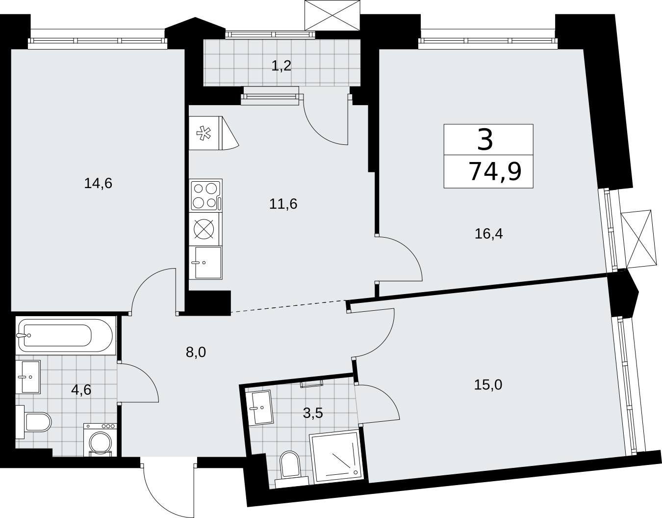 Объект по адресу Москва г, Десеновское п, Мостовая ул, д. 5