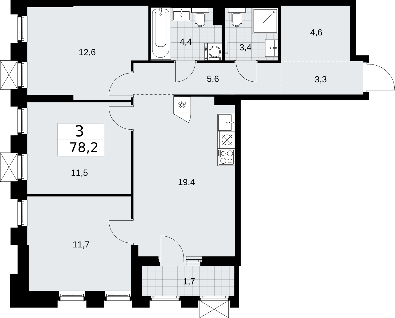 Объект по адресу Москва г, Десеновское п, Мостовая ул, д. 5