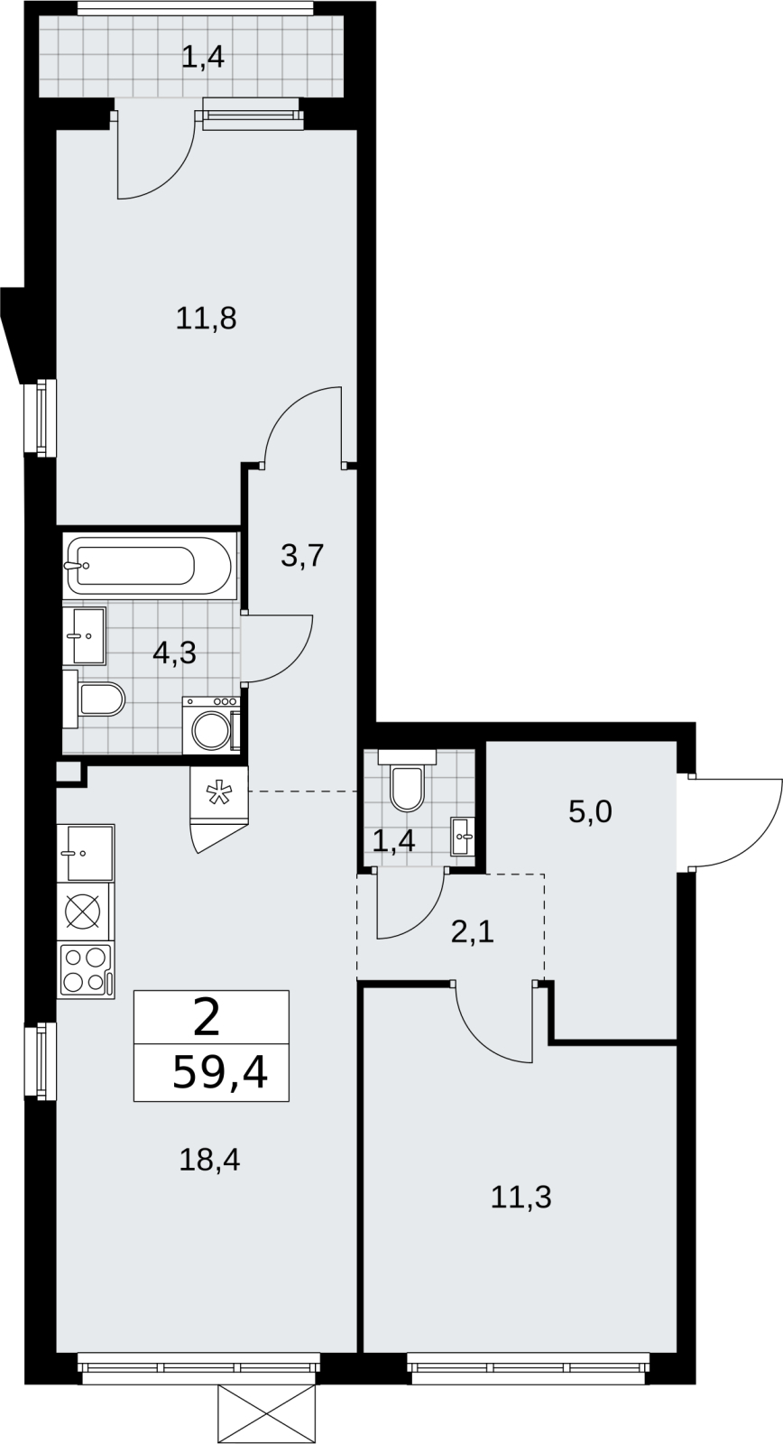 Объект по адресу Москва г, Десеновское п, Мостовая ул, д. 5